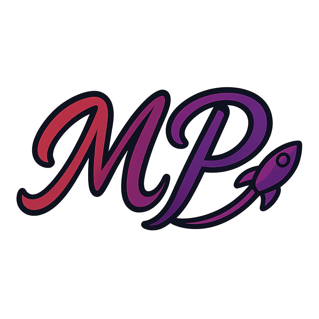 The original "MP" logo for the Monsireaux Press.